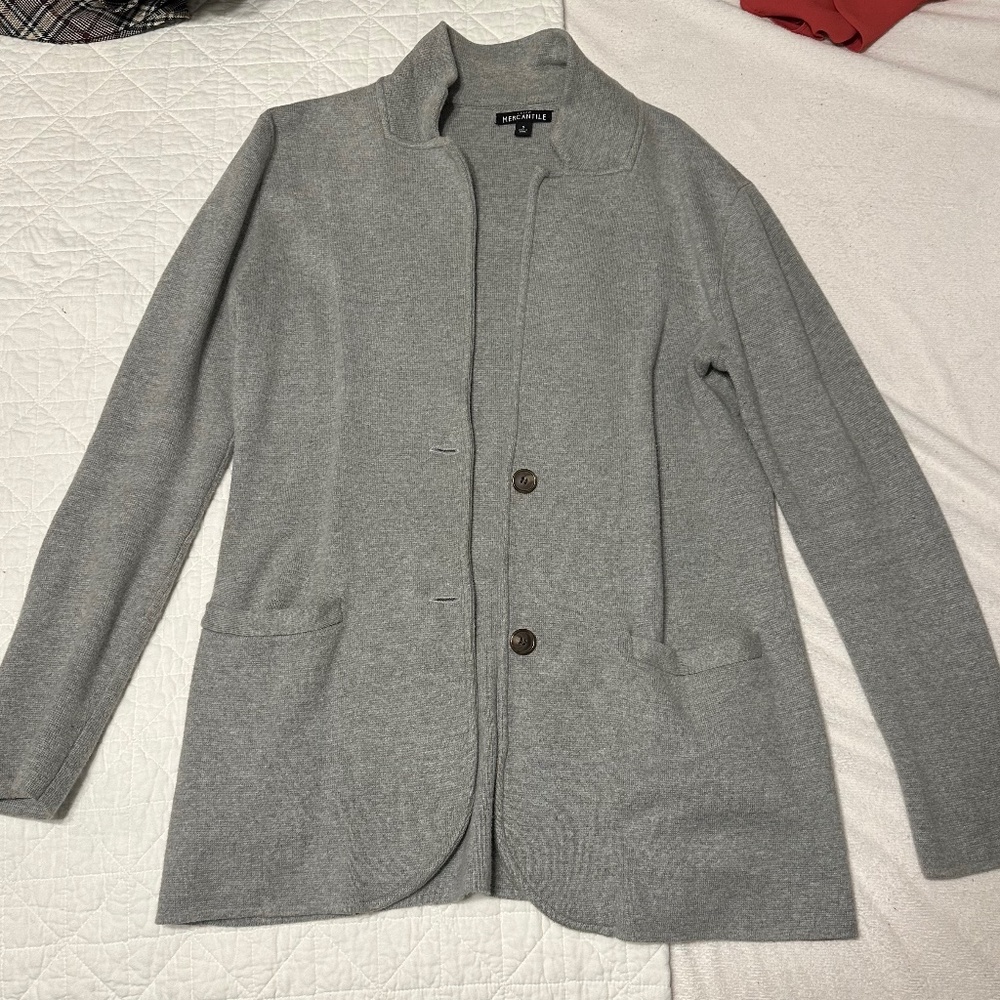 J Crew sweater blazer